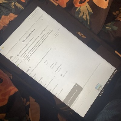 Acer Chromebook R 13 CB5-312T-K5X4 13.3'' (32 GB, MediaTek M8173C Quad-Core,...