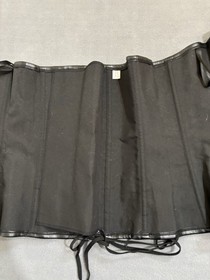 Women&rsquo;s M Black Lace Corset Cosplay Goth Rennfair Steampunk