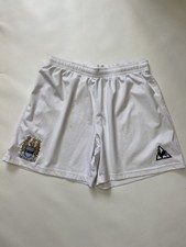 Le Coq Sportif Manchester City Football Shorts   Premium Cotton-Blend Size 36 XL