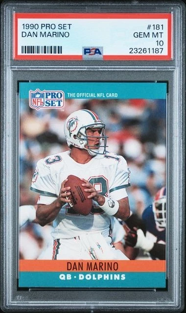 Dan Marino Pro Set Football Sports Trading Card Singles for sale