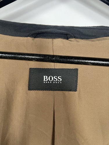 HUGO BOSS Overcoat - Large - Black - Great Condition - Mens - Picture 6 of 6