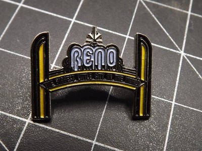 ''RENO NEVADA ARCH'' BRAND NEW Lapel / Hat Pin Enamel GUARANTEED FOR LIFE