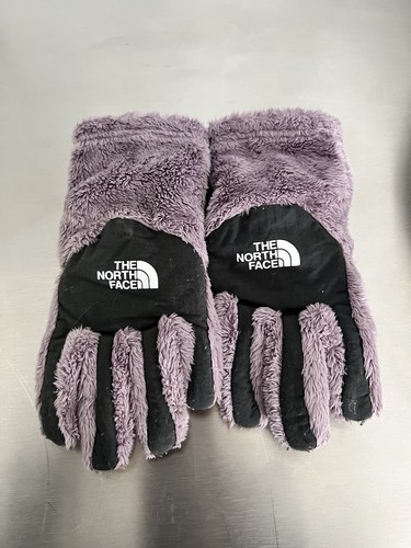 The North Face Girls U/R Powered Fleece Gloves Levander/purple Size Medium