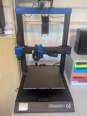 Artillery Sidewinder X2 kaum benutzt Top Zustand Pei Blech und Lüfter Upgrade