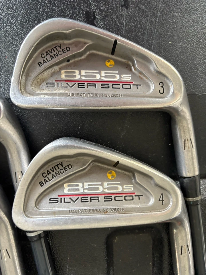 Juego de palos de golf Tommy Armour Silver Scot 855s hierro 3,4,6,7,9 grafito rígido diestro Foto 3 de 4