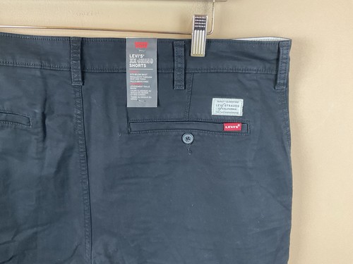 Levi’s XX Chino Shorts Mens 38 X 10 Black Pockets Classic Cotton Spandex - Picture 7 of 12