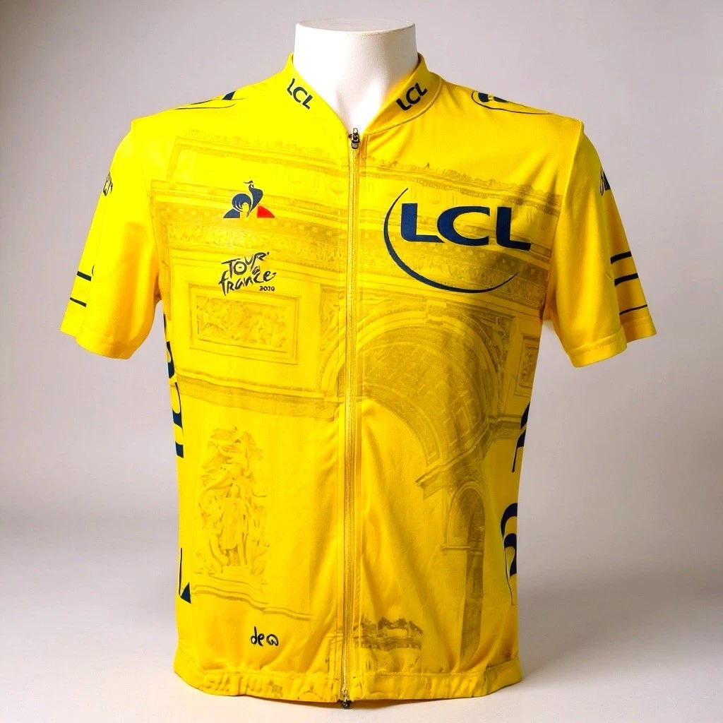 Maillot Cycliste Le Coq Sportif Tour De France 2014 - Jaune LCL - Taille XS Homme