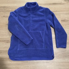 NIKE Yoga Sherpa Fleece Pullover DD2182-430 Men  s Medium Loose Fit Tech Fleece