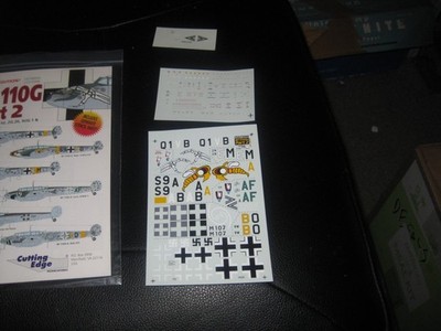 Bf 110G Parts 2:NAGr.1, SKG.210, ZG.26, NJG.1 & NJG.101  in 1/72 by Cutting Edge