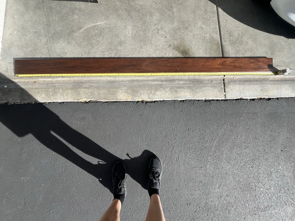 Acacia Black Walnut Stair Nose - Image 2 of 2