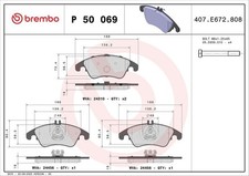 Bremsbelagsatz Vorne Lucas-System für Mercedes W204 C204 S204 W212 C207 ab 07->