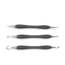 RLJLIVES 3Pcs Leather Carving Tools Set DIY Craft Embossing Kit