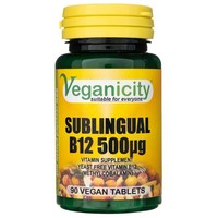 Veganicity Vitamin B12 500 Mcg, 90 Tabletten