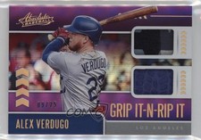 2020 Panini Absolute Grip It-N-Rip It Spectrum Purple 9/25 Alex Verdugo 2h5