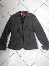 Kurzblazer von Personal Affairs, Gr. 38 (36/38), schwarz/hellgraue Nadelstreifen