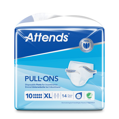 Attends Pull-Ons 10 XL   - Umkarton defekt, innen versiegelt