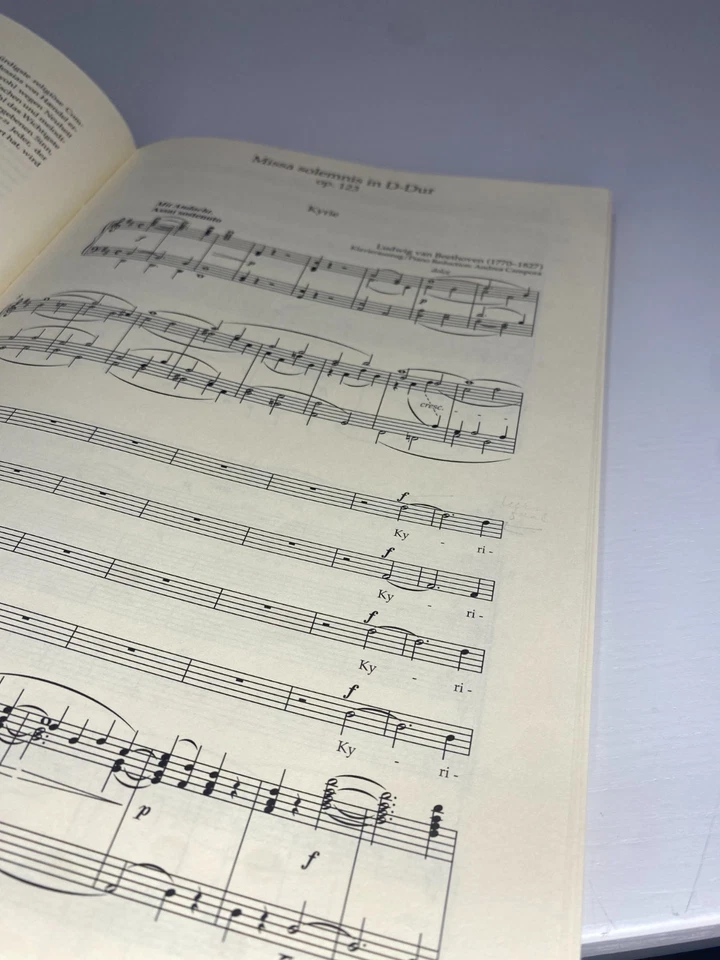 Beethoven: Missa solemnis, Op. 123 (Vocal Score) Barenreiter Urtext Edition - Image 3 of 4