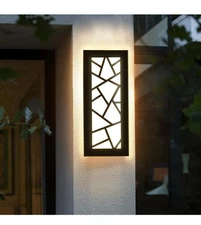 Outdoor Wall Lights 11.8inch Modern Outdoor LED  Frosted 3000K Cast Aluminum