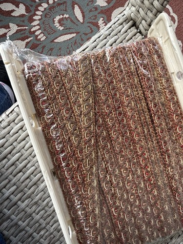 Gimp Braid 3/4 inch Continuous 24 Yards In Packaging Brown/Copper/Red Decorative - Picture 7 of 9