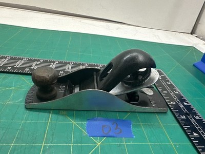 Vintage Stanley No. 120 Block Plane   Adjustable Blade   Made in USA