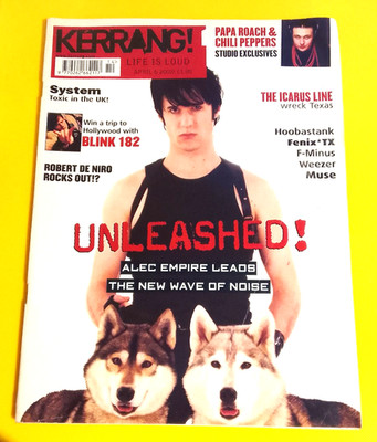 Kerrang! No.898 April 6 2002 - Alec Empire, Papa Roach, Muse, Weezer, Hoobastank