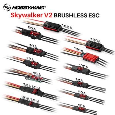 Hobbywing Skywalker 100A 130A 160A Brushless ESC Reverse Break für Fixed Wing