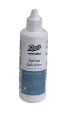Boots Saline Contact Lens Solution 100ml Travel Flight Size