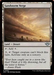 Sandstorm Verge - Outlaws of Thunder Junction