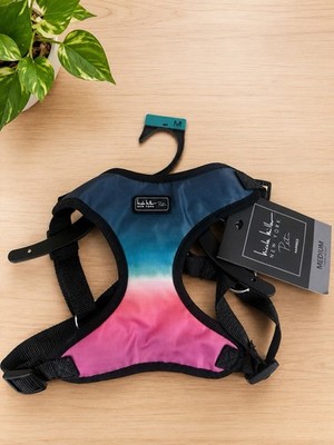 Nicole Miller New York Pet Adjustable Soft/Vest Fabric Dog Harness, Size M