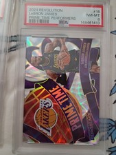 2024-25 Panini Revolution LeBron James Prime Time Performers SSP PSA-8 *Low POP*