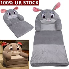 Kids Couch Out Foldable Chair Sofa to Lounger Toddlers Furniture for Playroom