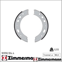 Zimmermann 10990.104.4 Bremsbackensatz FüR Feststellbremse Bremsbacken