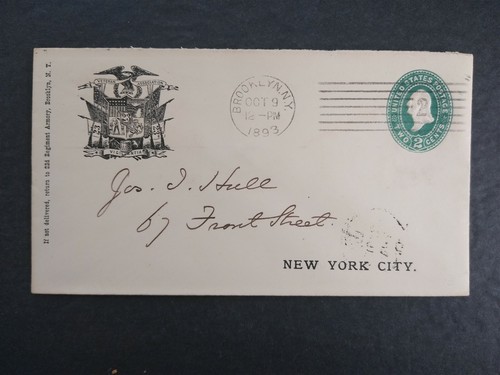 New York: Brooklyn 1893 Veteran Association Advertising Cover