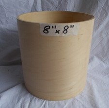 Fusto in Acero naturale Maple 8" x 8" per realizzare tom tamburo percussione 🥁