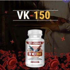 Vk-150 100 Tabs, Gallo K, Extra Strength - Coadyuvante para Heridas Gallos