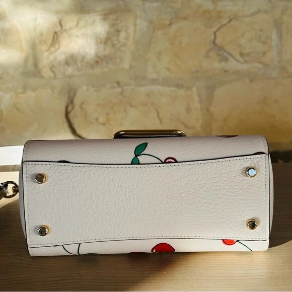 COACH Morgan Top Handle Cherry leather Satchel Bag/Wallet Option NWT Authentic image 4