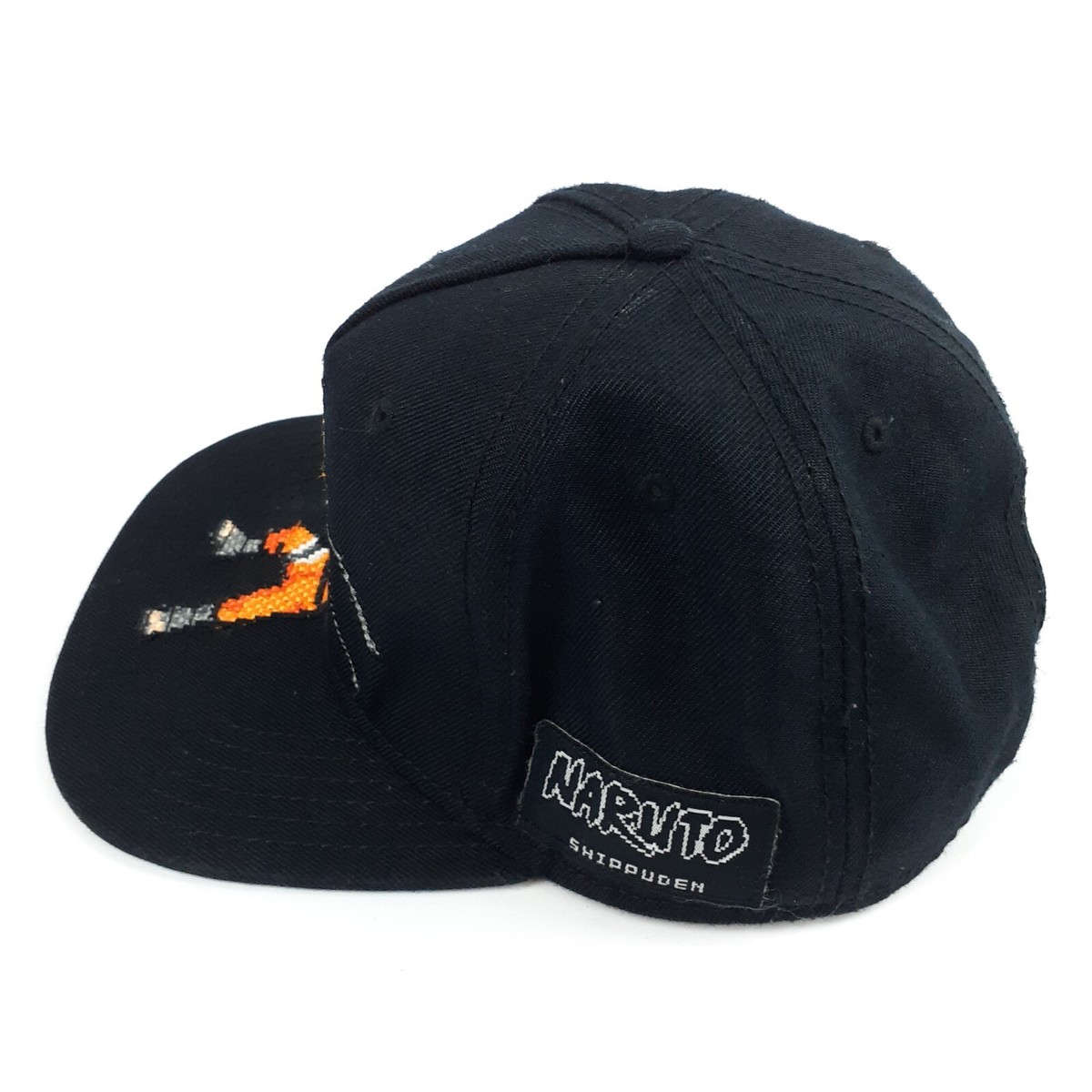 Naruto Shipppuden Basebal Cap Black Adjustable Snap Back Strap