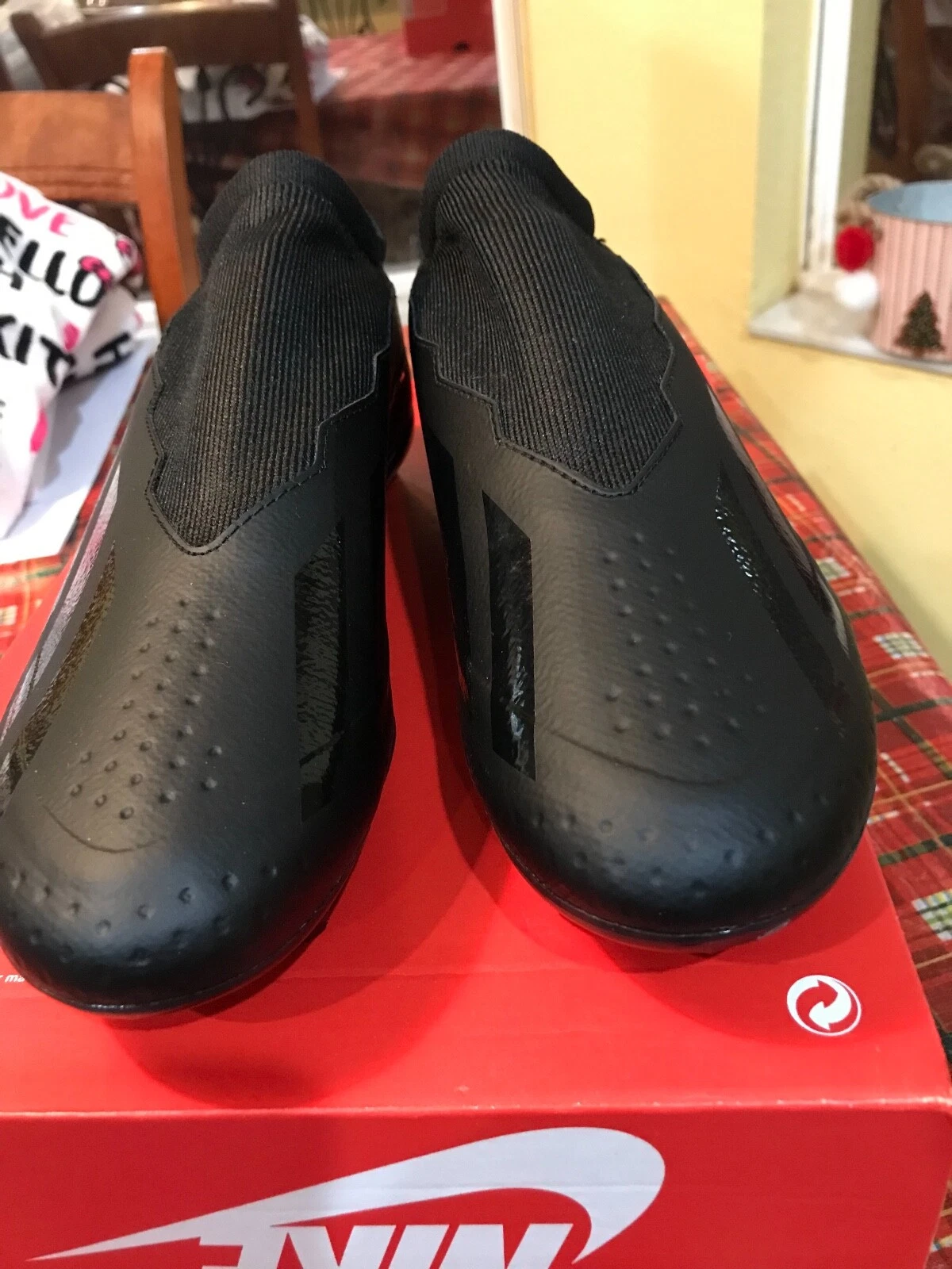 Adidas X Crazyfast.3 tacchetti da calcio a terra senza pizzo da uomo taglia 8 5 GY7427