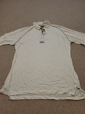 Slazenger Series Cricket Whites rękaw 3/4 Top Rozmiar Duży z szarymi rurkami