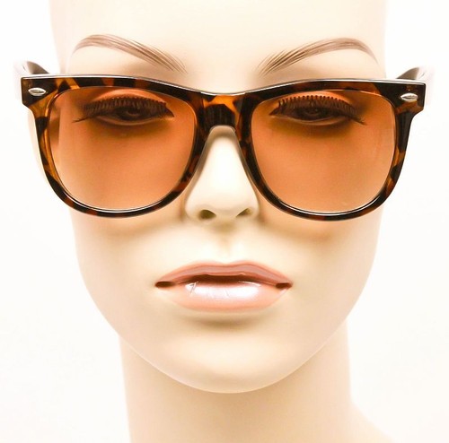Large Classic Square Glossy WaYfe Designer Fashion Diva Sunglasses 866 - Picture 9 of 9