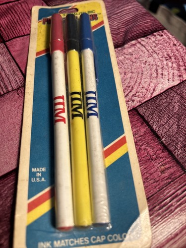 Vintage NOS Neuheit Stifte "ONE WAY- MY WAY" PROPERTY PENS - 1987 bic property pe - Bild 3 von 3