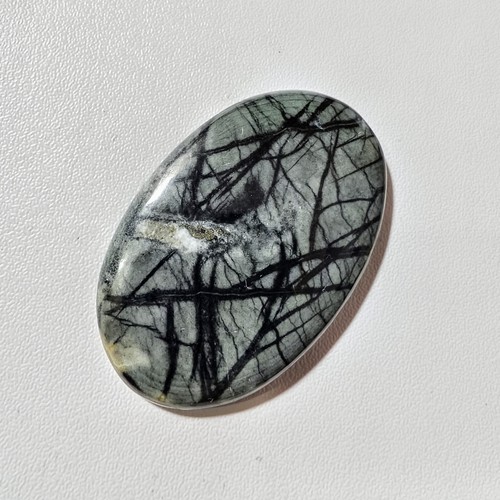 57.40 Cts Natural Picasso Jasper Cabochon Gemstone 42.8x27.9x5 MM - Bild 3 von 3