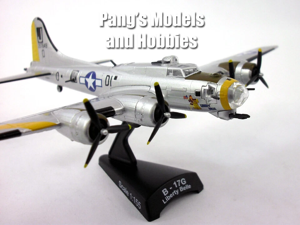Boeing B-17 Flying Fortress "Liberty Belle" 1/155 Scale Diecast Metal Model - Image 3 of 4