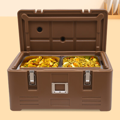 Commercial Insulated Food Pan Carrier Catering Dish Box Food Warmer Pan Carrier！