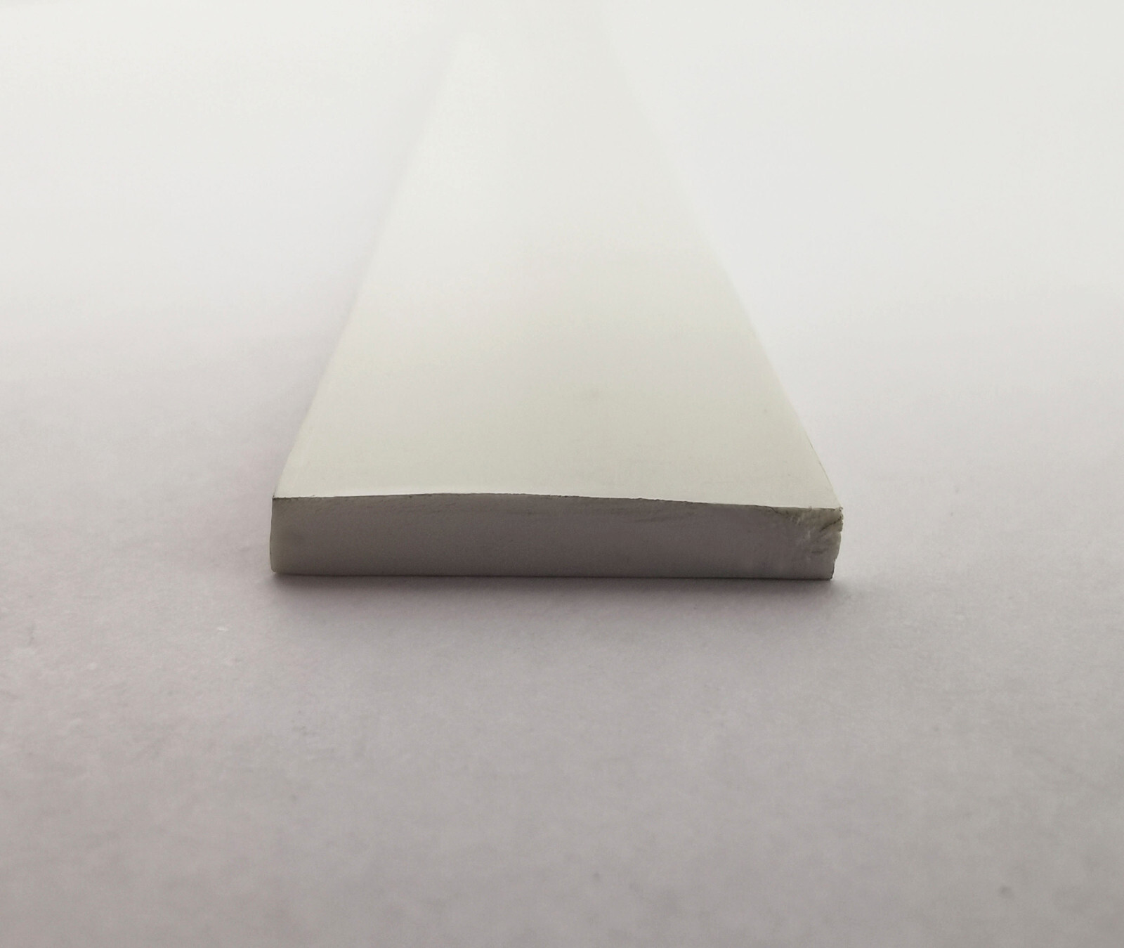 Solid Plastic PVC Flat Bar / Strip (White) Various Sizes eBay
