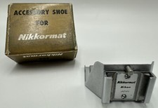 Original Nikon Accessory Shoe for Nikkormat Silver - New Old Stock