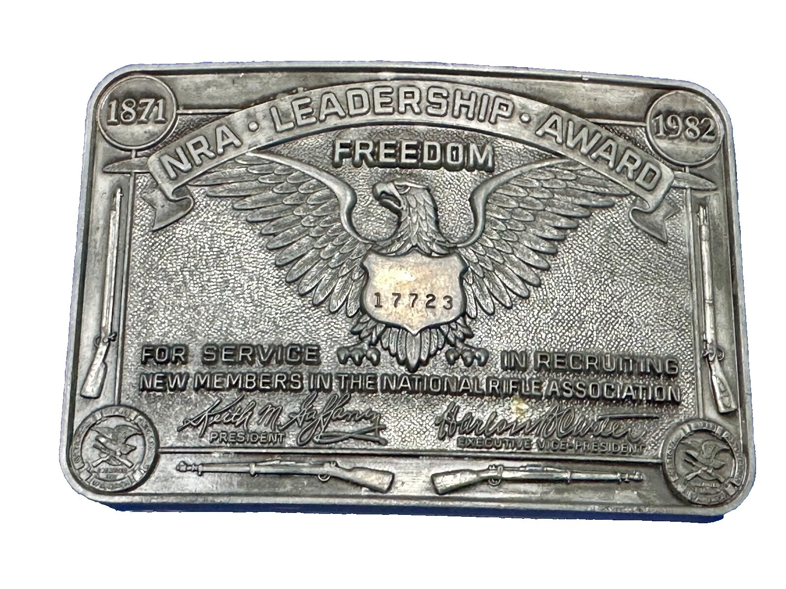 Militar y armamento Metal Hebillas Vintage