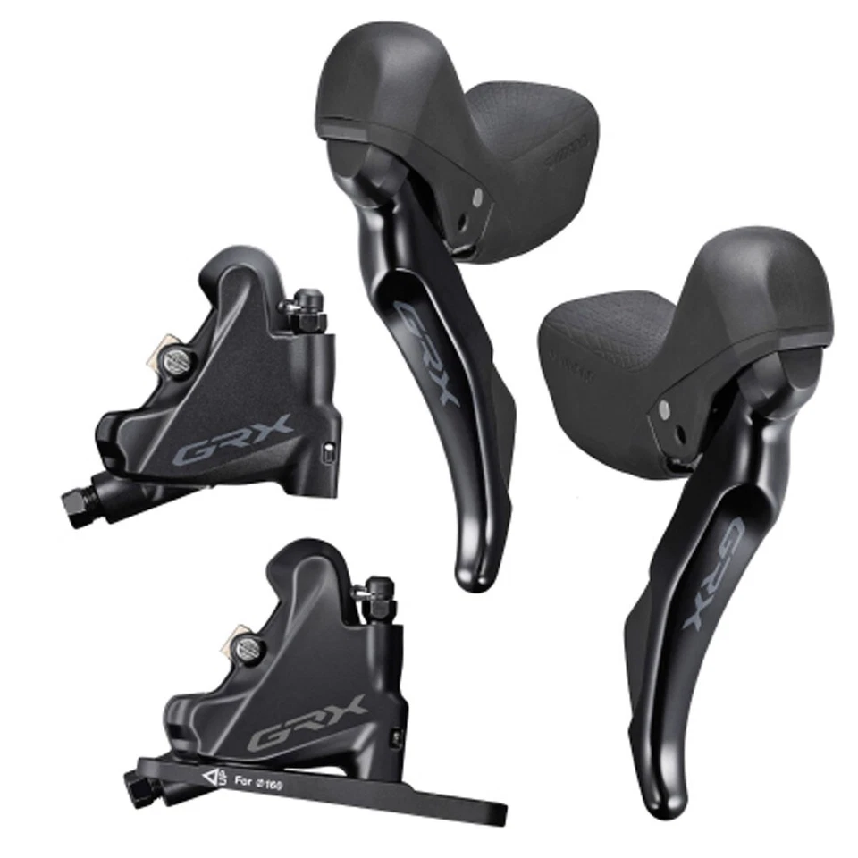 Shimano GRX RX600 Disc Brake STI's & RX400 Flat Mount Callipers - 2x11 - Image 1 of 1