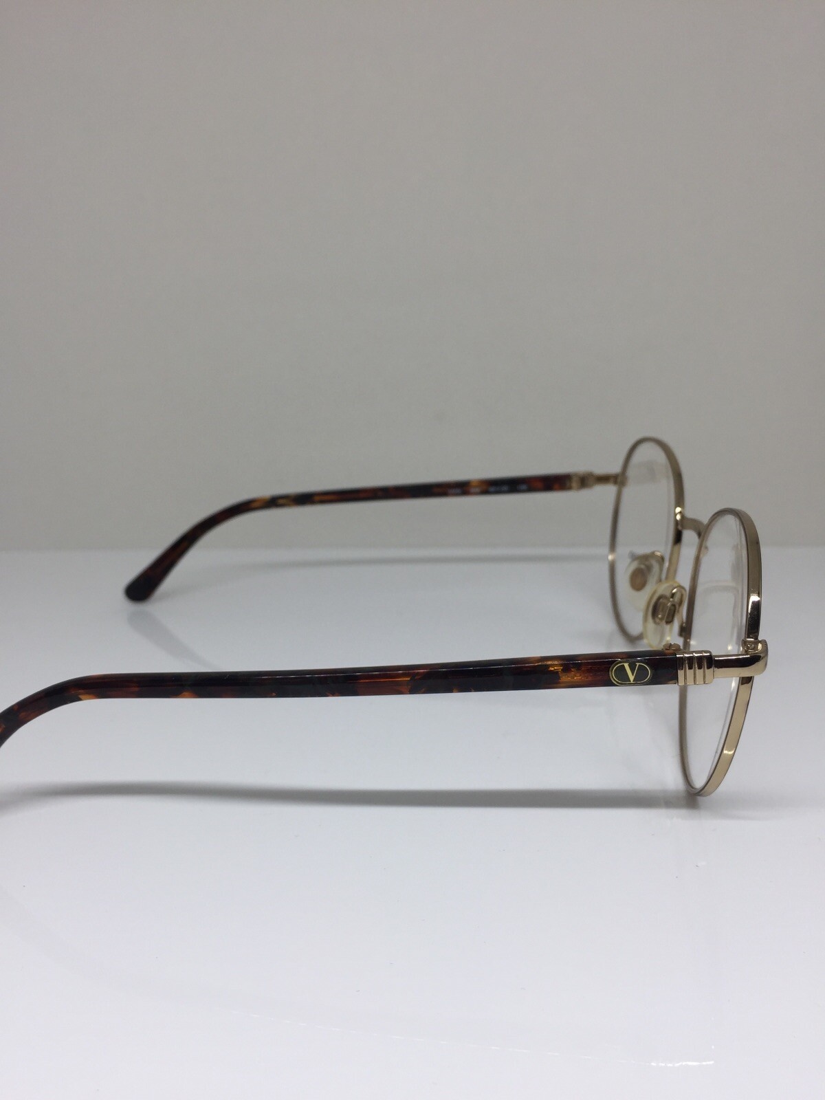 New Vintage Valentino V406 Eyeglasses C. 906 Gold with Tortoise 52-20mm Italy image 6