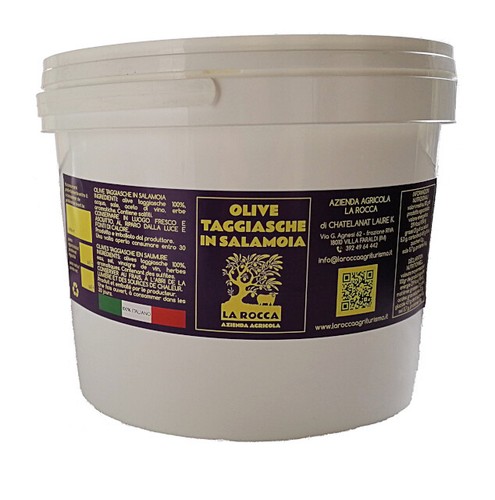 Olive Taggiasche in salamoia secchio 2,5 kg prodotto artigianale made in Italy - Picture 2 of 7